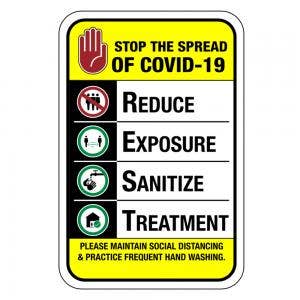 Aluminum Health & Safety Signs