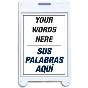 Custom Large Interchangable A-Frame Signs