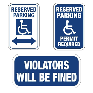 Handicap and Accessibility Signs