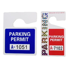 Parking Permit Tags