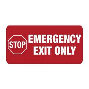 12 x 6 Door Exit Decals