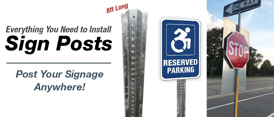 Hardware for Sign Posts Installation